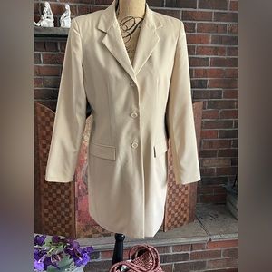 HILLARY CHARLES LINEN SUMMER COAT